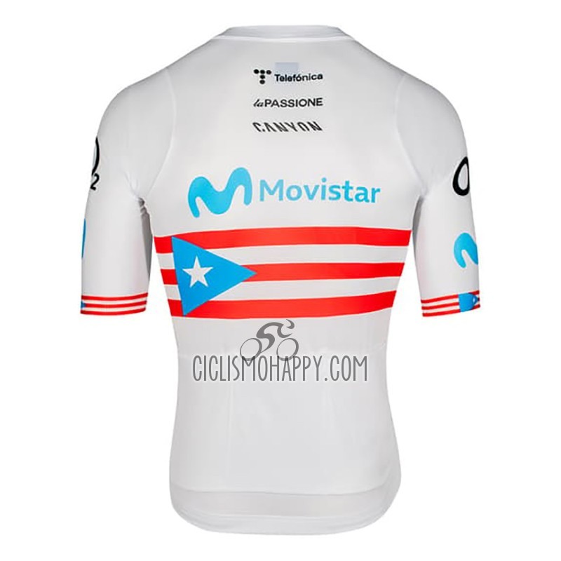 Movistar Cycling Jersey Bib Short 2023 Men Short Sleeve Green